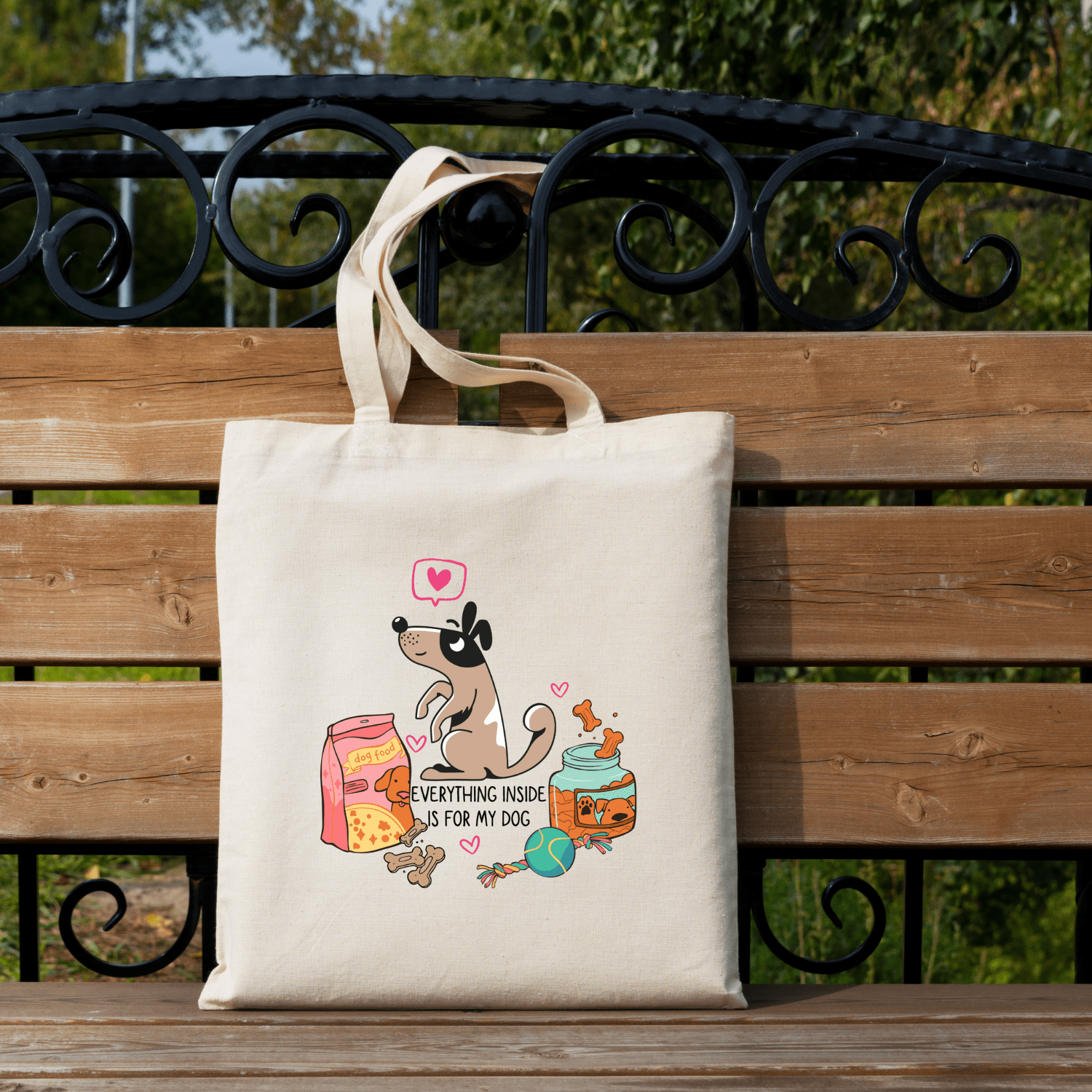 Dog Stuff Tote Bag - Zapa & ME