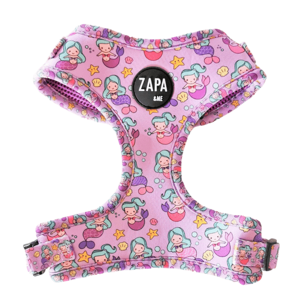 MermaidSallyHarness - Adjustable Dog Harness - Mermaid Sally