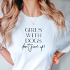 dog tshirts zapa and me 22 - Majčka - GIRLS WITH DOGS DON'T GIVE UP