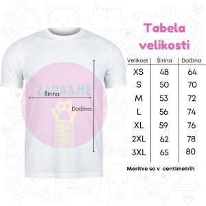 t shirt tabela velikosti - Majčka - I'M A DOG MOM